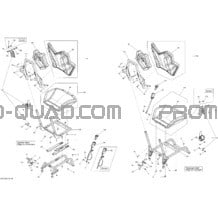 Siège _29C1502 pour Can-am Toutes les cylindrées 2015 Commander 1000_STD_DPS_XT_XTP