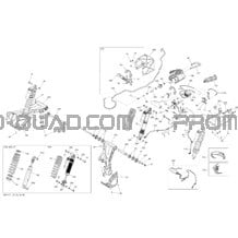 Suspension Arrière _26C1504 pour Can-am Toutes les cylindrées 2015 Commander MAX 1000_DPS_XT