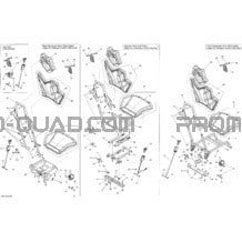 Siège _29C1504 pour Can-am Toutes les cylindrées 2015 Commander MAX 1000_DPS_XT