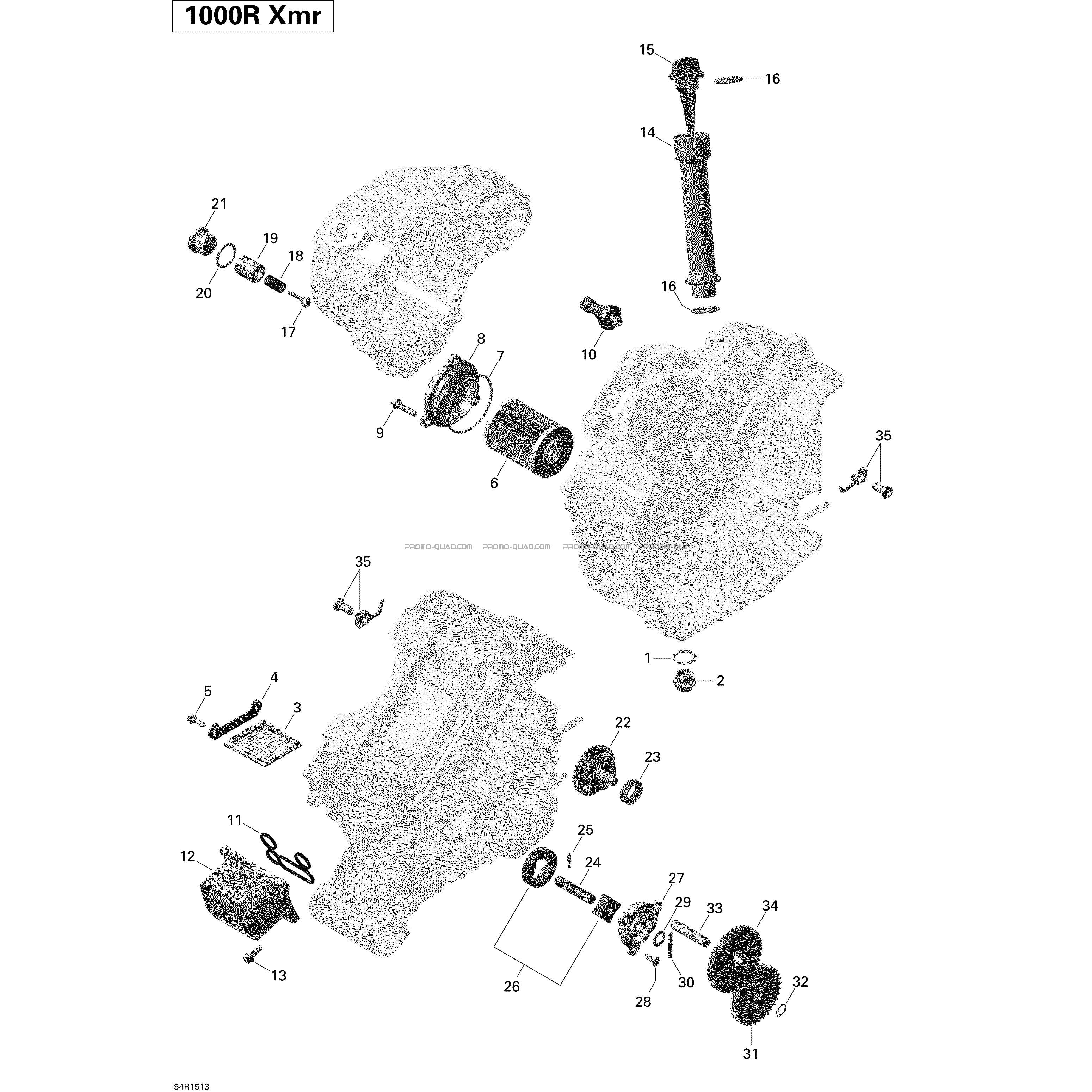 Lubrification Du Moteur _54R1513  Can-am  2015 Toutes les cylindrées  Original parts OEMLubrification Du Moteur _54R1513  Can-am  2015 Toutes les cylindrées  Original parts OEM