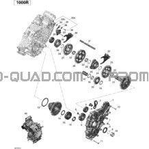 Boîte De Vitesses 2_45R1512b pour Can-am Toutes les cylindrées 2015 Maverick 1000_XXC