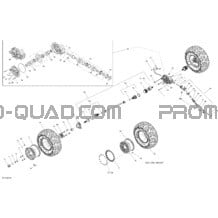 Système Entraînement Arrière _13C1508 pour Can-am Toutes les cylindrées 2015 Maverick 1000_XXC