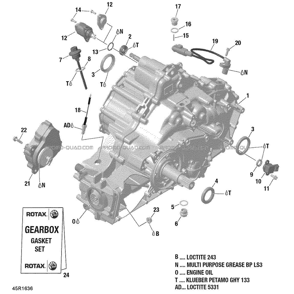 Boîte Engrenage Assemblé - Tous les Modèles  Can-am  2016 Toutes les cylindrées  Original parts OEMBoîte Engrenage Assemblé - Tous les Modèles  Can-am  2016 Toutes les cylindrées  Original parts OEM