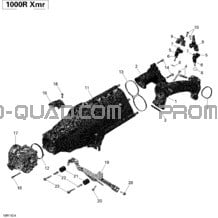 Collecteur Admission Air et Carter de Papillon - 1000R EFI pour Can-am Toutes les cylindrées 2016 Maverick MAX