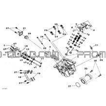 Cylinder Head Amérique du Nord pour Can-am Toutes les cylindrées 2016 DS 250