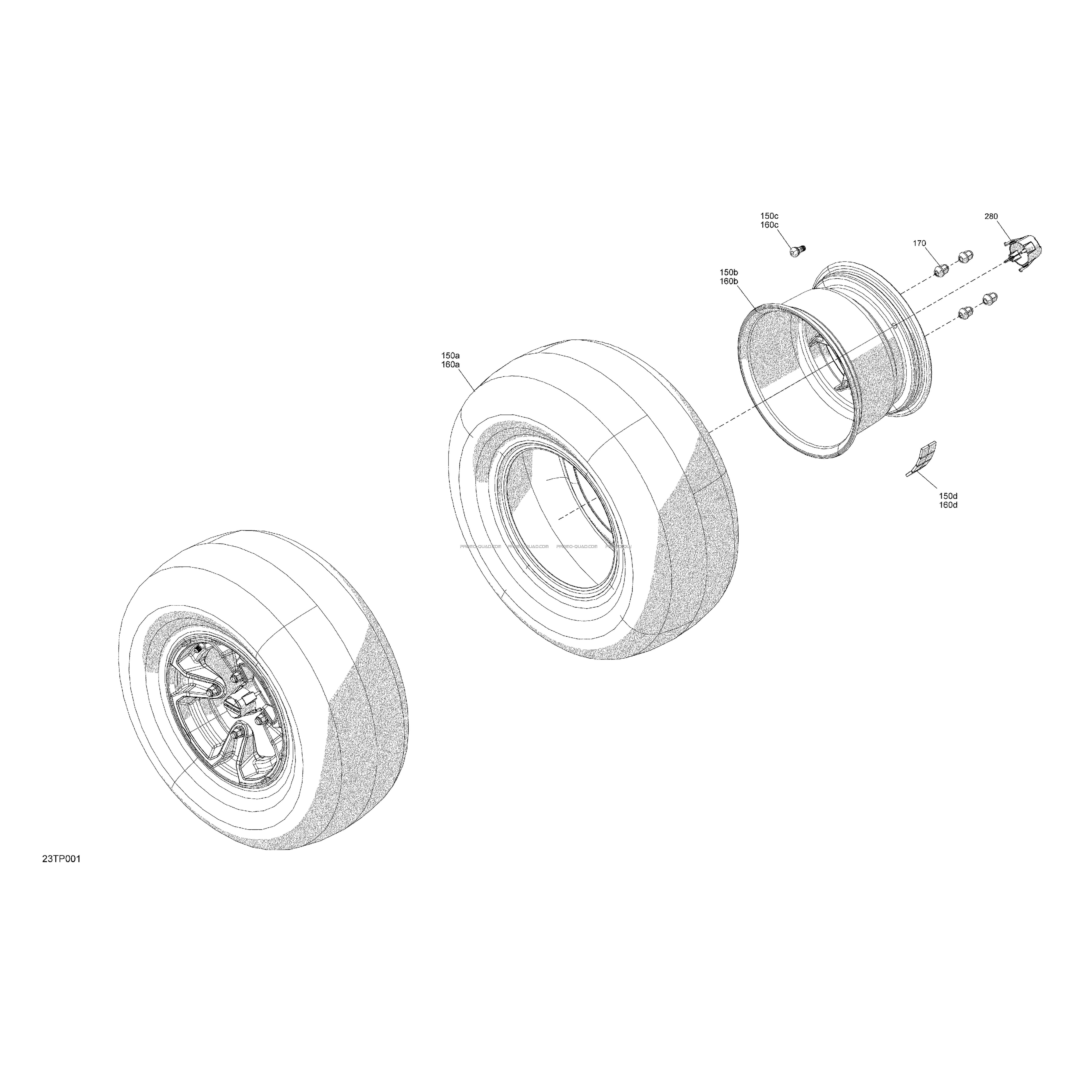 Entraînement - Roues Arrières - DPS  Can-am  2016 Toutes les cylindrées  Original parts OEMEntraînement - Roues Arrières - DPS  Can-am  2016 Toutes les cylindrées  Original parts OEM