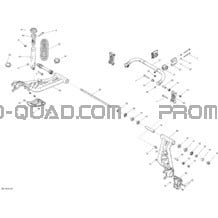 Suspension Arrière - XT - DPS pour Can-am Toutes les cylindrées 2016 Outlander - 650 EFI - XMR Package 0005EGA00 0005EGB00