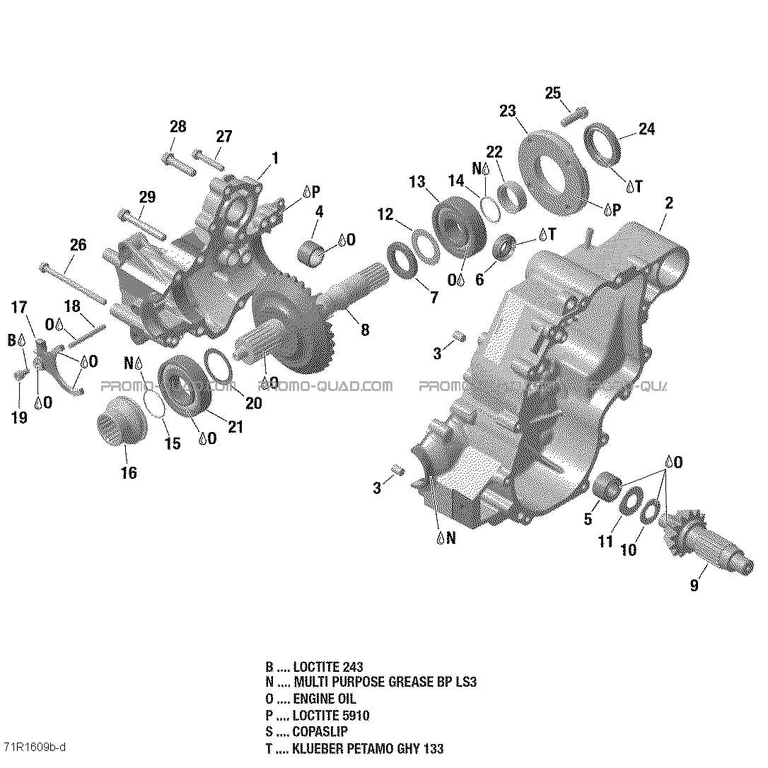 Arbre de Sortie de la Boîte de Vitesses - XMR 850 EFI  Can-am  2016 Toutes les cylindrées  Original parts OEMArbre de Sortie de la Boîte de Vitesses - XMR 850 EFI  Can-am  2016 Toutes les cylindrées  Original parts OEM