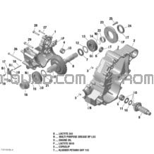 Arbre de Sortie de la Boîte de Vitesses - XMR 850 EFI pour Can-am Toutes les cylindrées 2016 Outlander - 850 EFI - XMR Package 0004KGA00