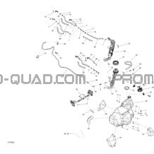 Système Alimentation - Tous les Modèles pour Can-am Toutes les cylindrées 2016 Outlander - 850 EFI - XMR Package 0004KGA00