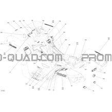 Décalques - Tous les Modèles pour Can-am Toutes les cylindrées 2016 Outlander - 850 EFI - XMR Package 0004KGA00
