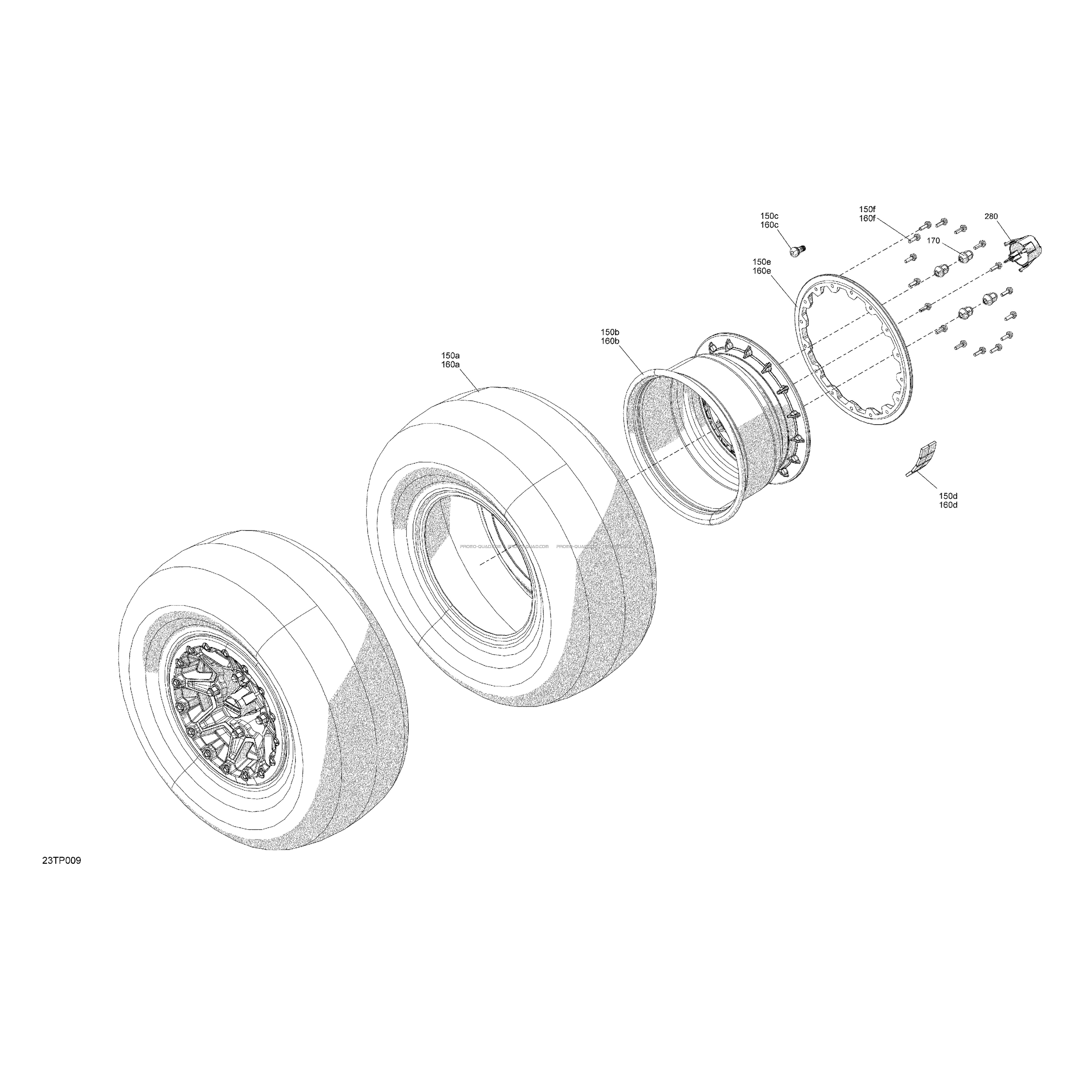 Entraînement - Roues Arrières  - XTP  Can-am  2016 Toutes les cylindrées  Original parts OEMEntraînement - Roues Arrières  - XTP  Can-am  2016 Toutes les cylindrées  Original parts OEM