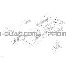 Système Échappement - Tous les Modèles pour Can-am Toutes les cylindrées 2016 Outlander - 1000 - PRO Package 0003UGA00 0003UGB00