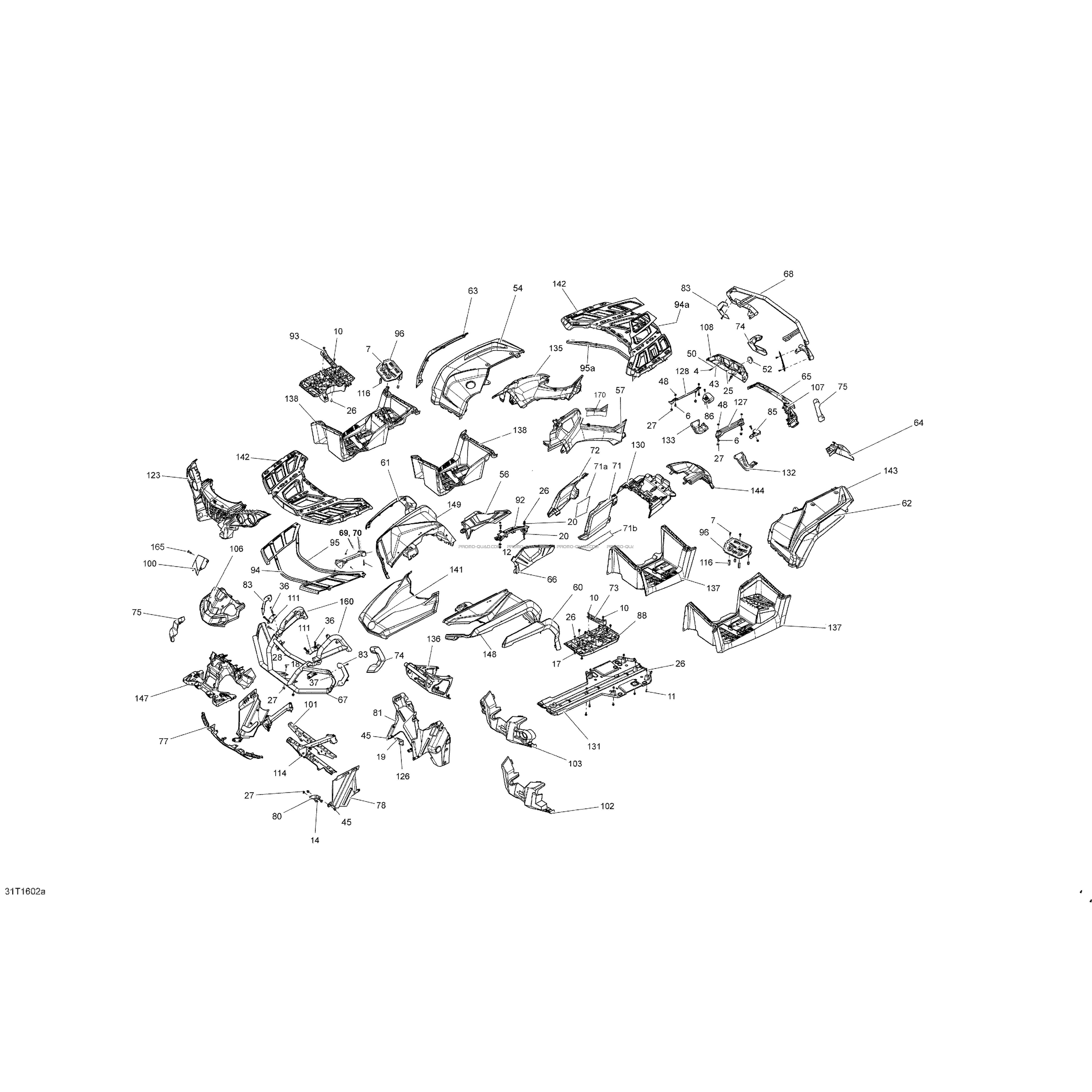 Carrosserie Et Accessoires - Tous les Modèles  Can-am  2016 Toutes les cylindrées  Original parts OEMCarrosserie Et Accessoires - Tous les Modèles  Can-am  2016 Toutes les cylindrées  Original parts OEM