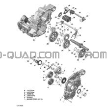 Boîte de Vitesses et Composantes - 1000R EFI pour Can-am Toutes les cylindrées 2016 Outlander - 1000R EFI - XMR Package 0005KGA00 0005KGB00 0005KGC00 0005KGD00 0005KGE00