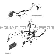 Câblage Moteur et Module Électronique - 1000R EFI (Outlander Ensemble XMR) pour Can-am Toutes les cylindrées 2016 Outlander - 1000R EFI - XMR Package 0005KGA00 0005KGB00 0005KGC00 0005KGD00 0005KGE00