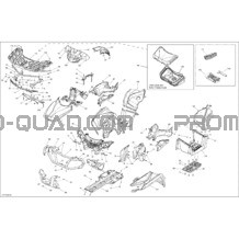 Carrosserie Et Accessoires pour Can-am Toutes les cylindrées 2016 1000 EFI