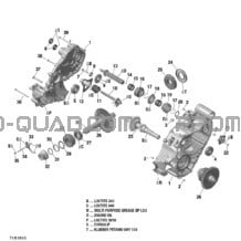 Arbre de Sortie de la Boîte de Vitesses - GBPS - 6x6 pour Can-am Toutes les cylindrées 2016 650 EFI