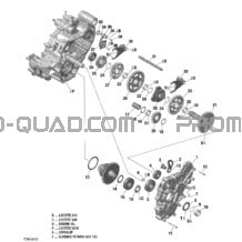 Boîte de Vitesses et Composantes - GBPS - 6x6 pour Can-am Toutes les cylindrées 2016 650 EFI