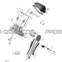 Culasse pour Can-am Toutes les cylindrées 2016 650 EFI
