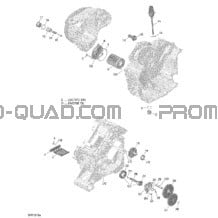 Lubrification du Moteur - 650 EFI pour Can-am Toutes les cylindrées 2016 650 EFI