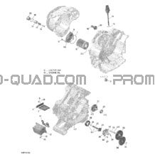 Lubrification du Moteur - 650 EFI (Ensemble PRO) pour Can-am Toutes les cylindrées 2016 650 EFI