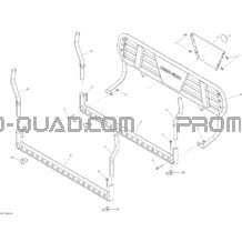 Foresterie Log Bar pour Can-am Toutes les cylindrées 2016 650 EFI