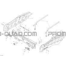 Paroi Latérale Cargo Wall Kit pour Can-am Toutes les cylindrées 2016 650 EFI