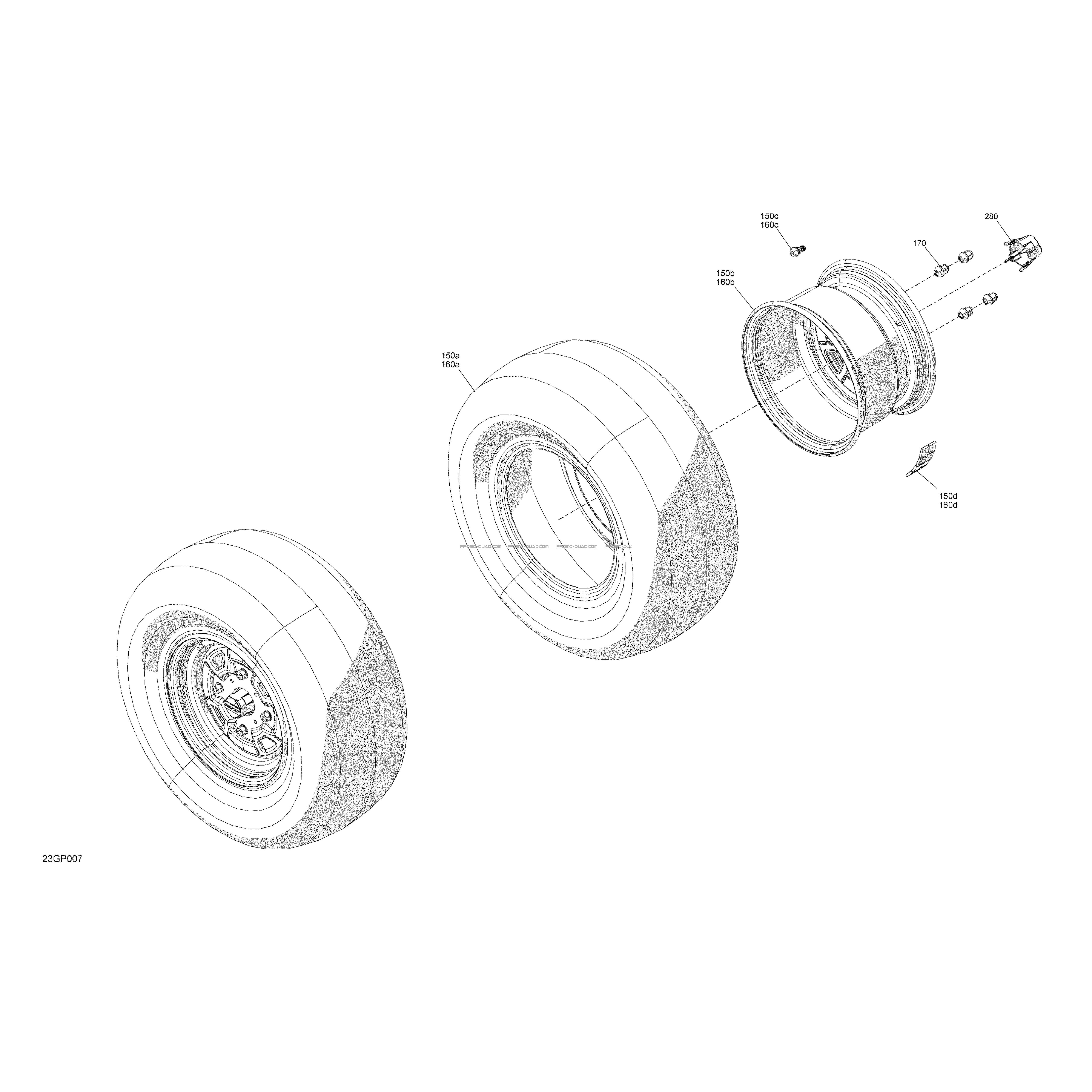 Entraînement - Roues Arrières  - STD - Europe  Can-am  2016 Toutes les cylindrées  Original parts OEMEntraînement - Roues Arrières  - STD - Europe  Can-am  2016 Toutes les cylindrées  Original parts OEM