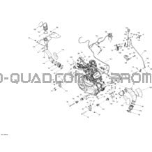 Moteur et Support Moteur - 570 EFI pour Can-am Toutes les cylindrées 2016 Outlander L - 570 EFI