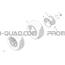 Entraînement - Roues Arrières  - DPS - Europe pour Can-am Toutes les cylindrées 2016 Outlander L - 570 EFI