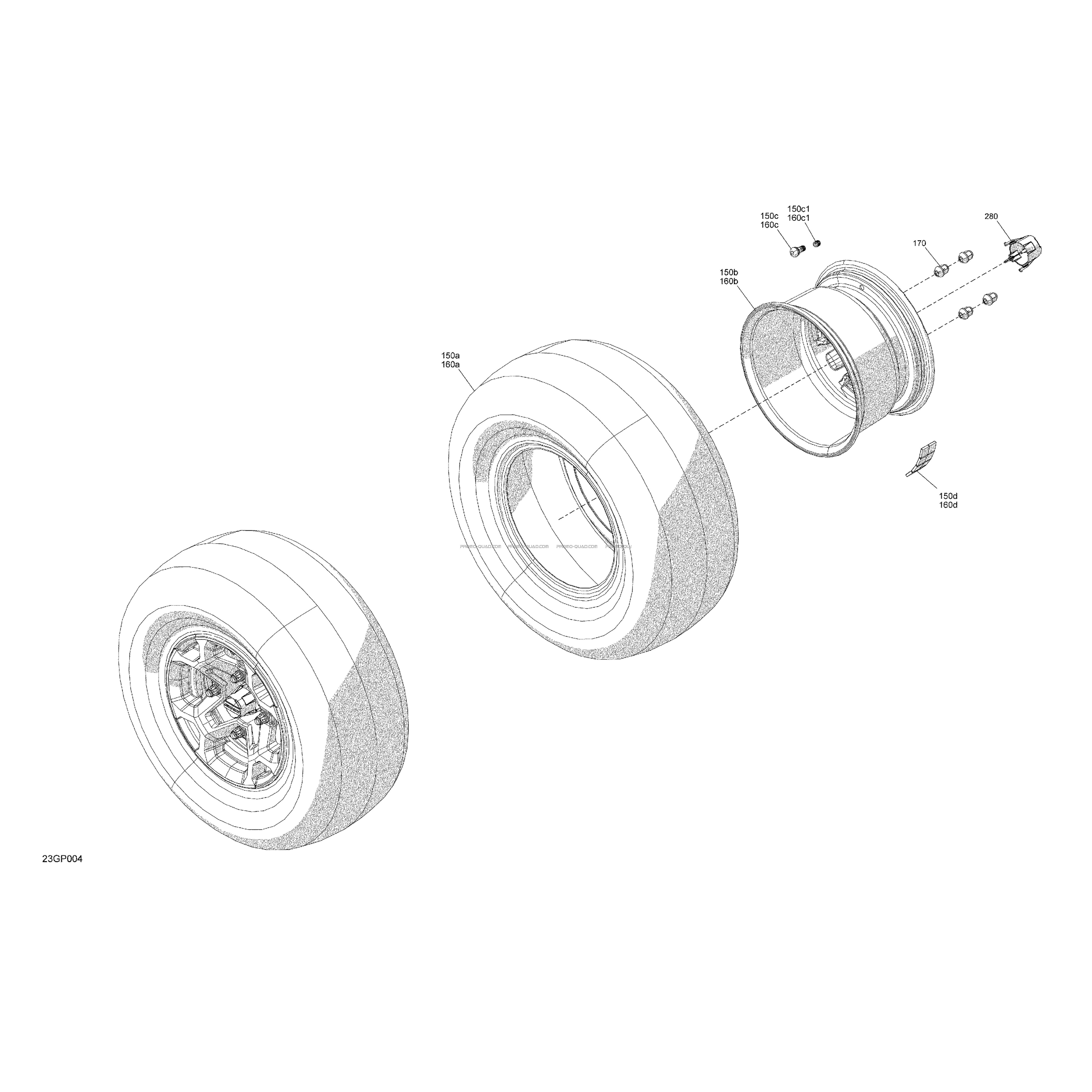 Entraînement - Roues Arrières  - MOS - P - LE  Can-am  2016 Toutes les cylindrées  Original parts OEMEntraînement - Roues Arrières  - MOS - P - LE  Can-am  2016 Toutes les cylindrées  Original parts OEM