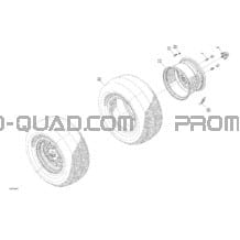 Entraînement - Roues Arrières  - STD Sauf Europe pour Can-am Toutes les cylindrées 2016 Outlander L - 570 EFI