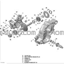Arbre de Sortie de la Boîte de Vitesses - 570 EFI pour Can-am Toutes les cylindrées 2016 Outlander L - 570 EFI - PRO Package