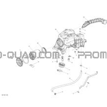 Admission Air - Sauf XMR pour Can-am Toutes les cylindrées 2016 Outlander L - 570 EFI - PRO Package