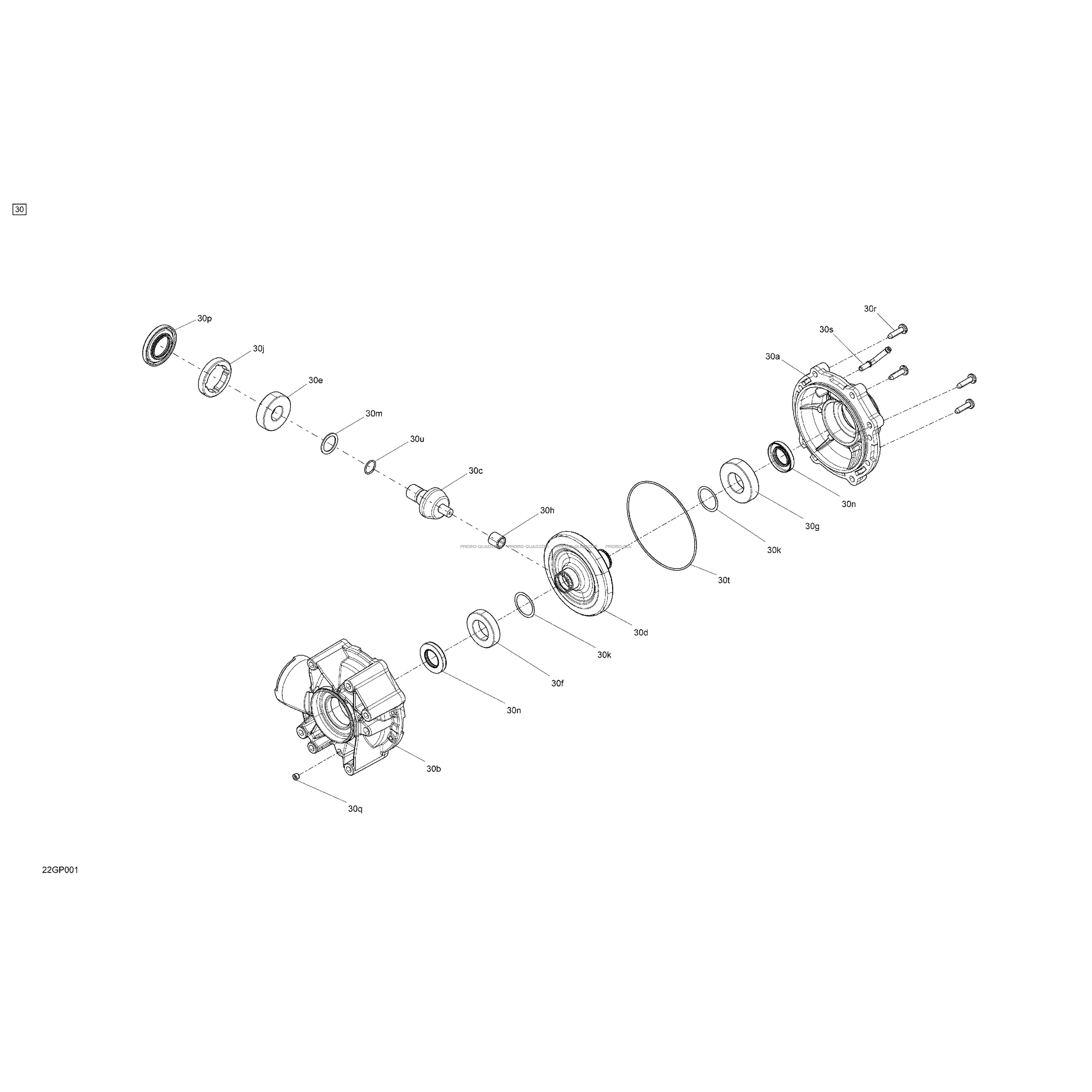 Entraînement - Unité Entraînement Finale  Can-am  2016 Toutes les cylindrées  pièces OEMEntraînement - Unité Entraînement Finale  Can-am  2016 Toutes les cylindrées  pièces OEM