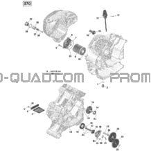 Lubrification du Moteur - 570 EFI pour Can-am Toutes les cylindrées 2016 Outlander L - 570 EFI - XMR Package