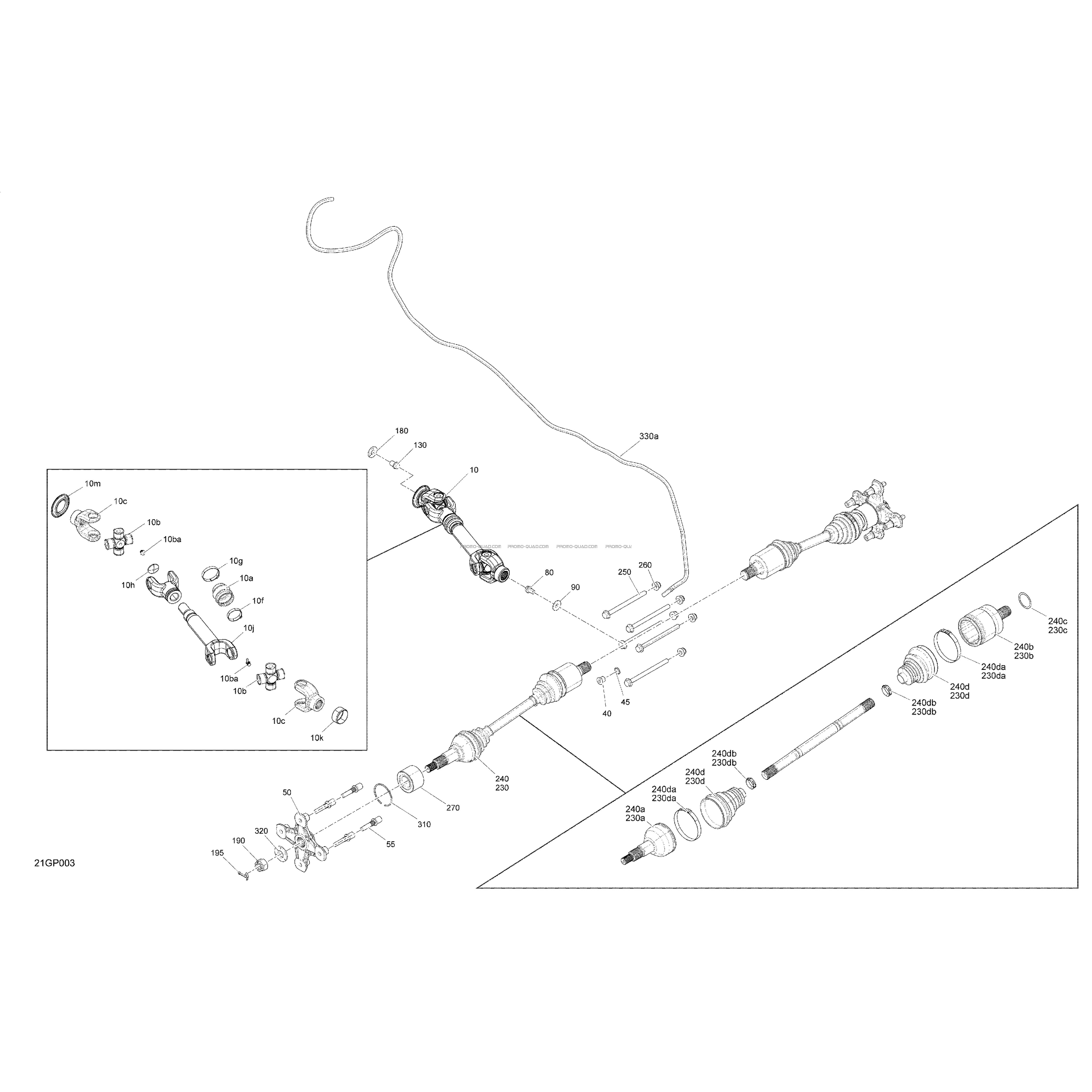 Entraînement - Arrière - Pièces Communes  Can-am  2016 Toutes les cylindrées  Original parts OEMEntraînement - Arrière - Pièces Communes  Can-am  2016 Toutes les cylindrées  Original parts OEM