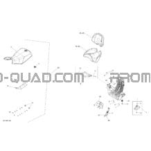 Siège - Tous les Modèles pour Can-am Toutes les cylindrées 2016 Outlander L - 570 EFI - XMR Package