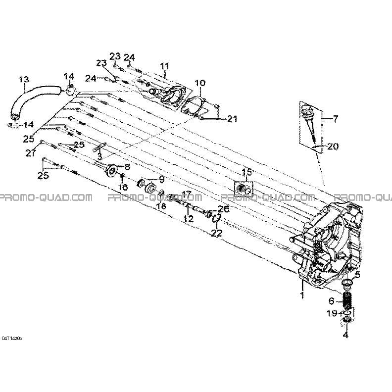 Couvercle de la Magnéto et Pompe à Eau  Can-am  2017 Toutes les cylindrées  Original parts OEMCouvercle de la Magnéto et Pompe à Eau  Can-am  2017 Toutes les cylindrées  Original parts OEM