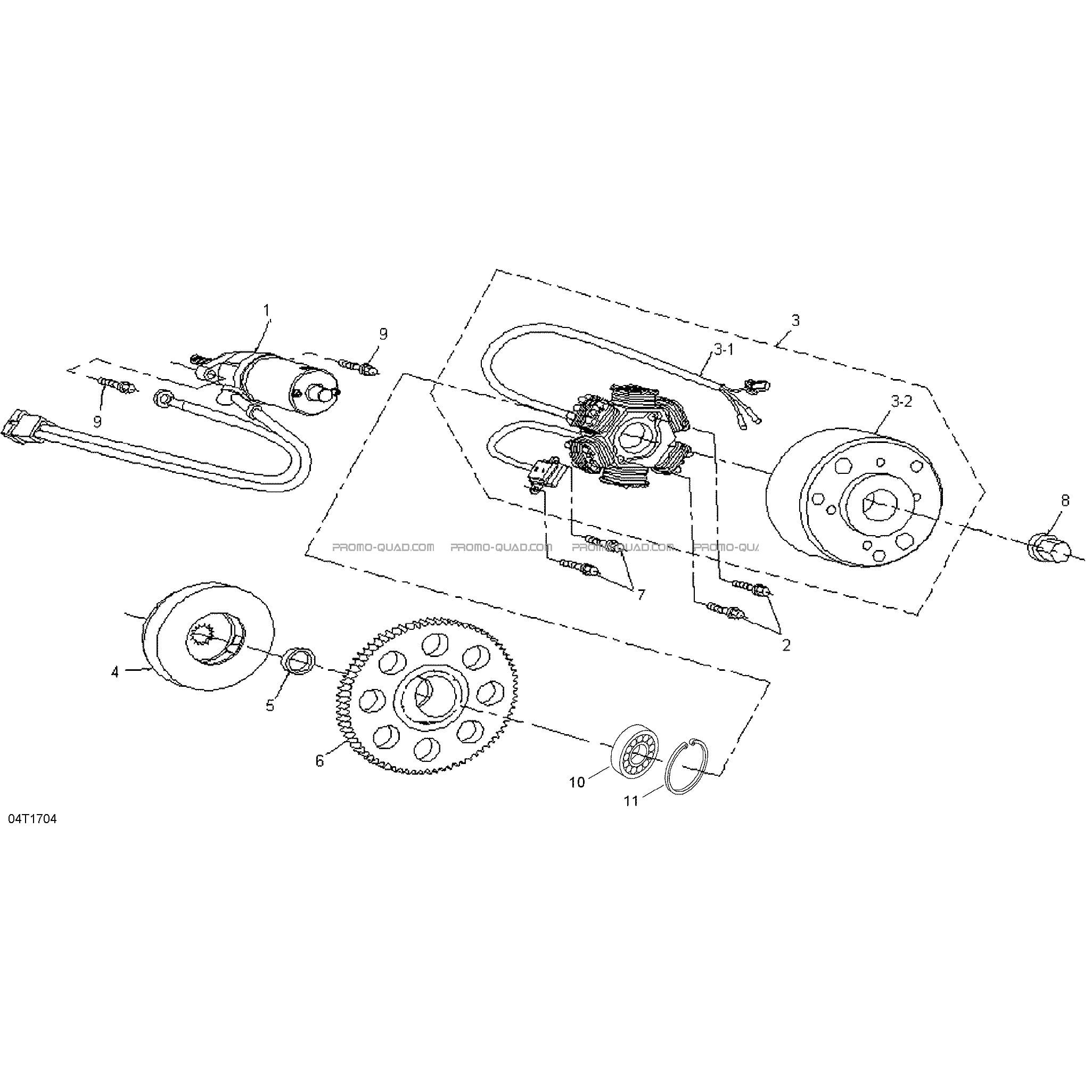 Magnéto Et Démarreur Électrique  Can-am  2017 Toutes les cylindrées  Original parts OEMMagnéto Et Démarreur Électrique  Can-am  2017 Toutes les cylindrées  Original parts OEM