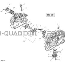 Lubrification du Moteur - 450 EFI pour Can-am Toutes les cylindrées 2017 Outlander L - 450 EFI - PRO Package