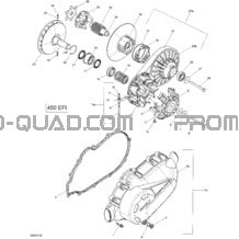 Transmission - 450 EFI pour Can-am Toutes les cylindrées 2017 Outlander L - 450 EFI - PRO Package