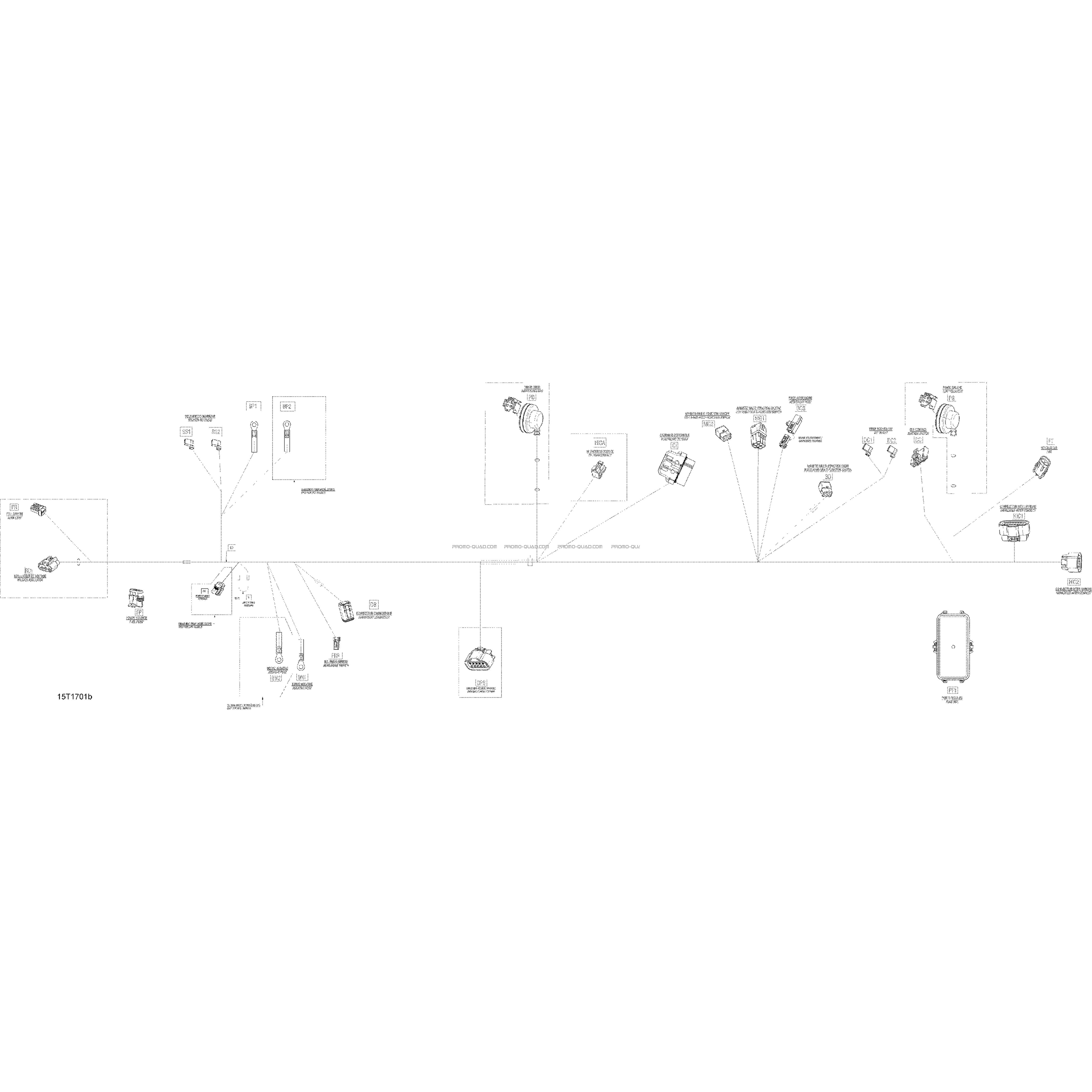 Câblage Électrique - 710004957 - Sauf Europe  Can-am  2017 Toutes les cylindrées  Original parts OEMCâblage Électrique - 710004957 - Sauf Europe  Can-am  2017 Toutes les cylindrées  Original parts OEM