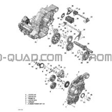 Boîte de Vitesses et Composantes - 570 EFI pour Can-am Toutes les cylindrées 2017 Outlander L - 570 EFI - XMR Package