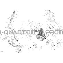 Moteur Et Support Moteur - 570 XMR pour Can-am Toutes les cylindrées 2017 Outlander L - 570 EFI - XMR Package