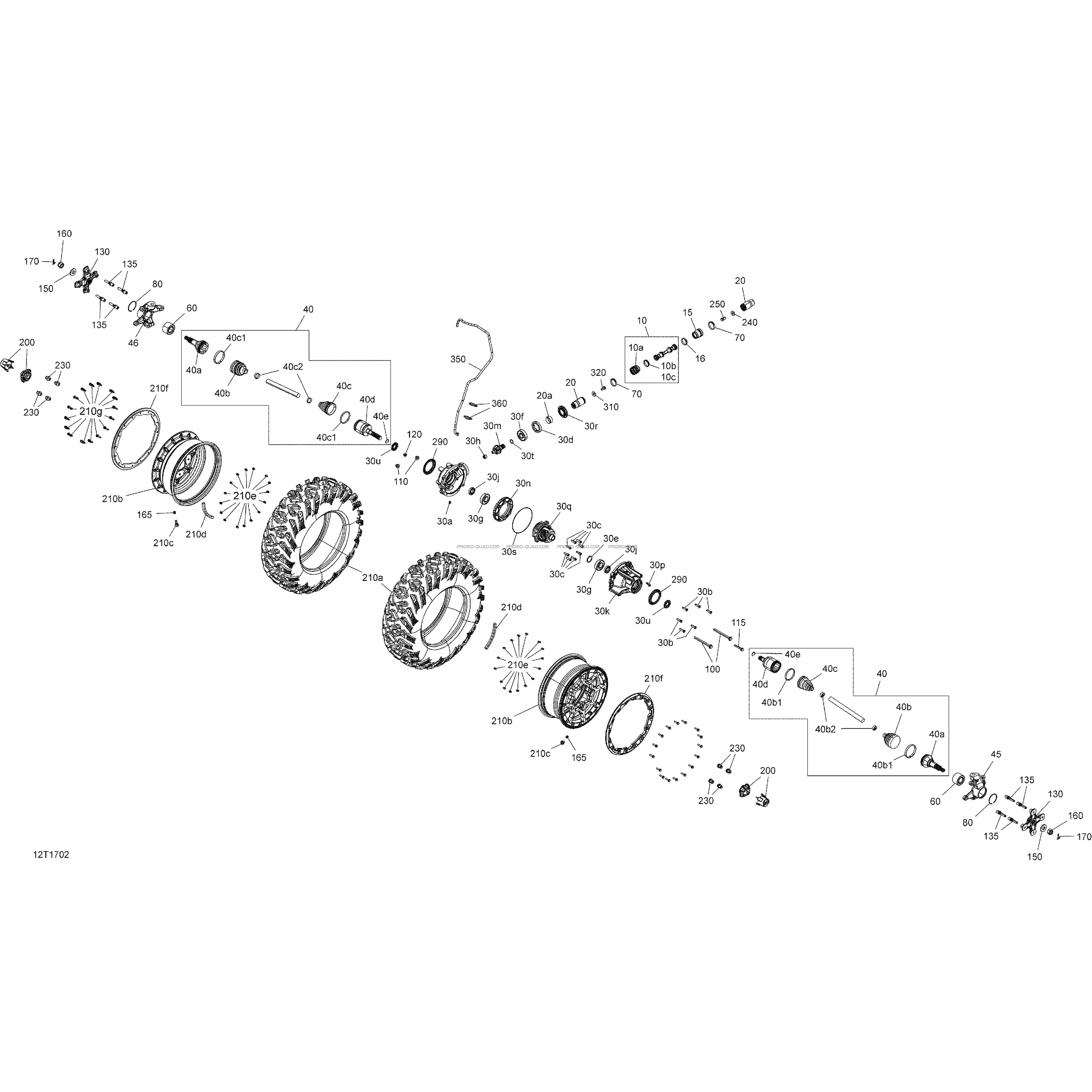 Système Entraînement Avant - Tous les Modèles  Can-am  2017 Toutes les cylindrées  Original parts OEMSystème Entraînement Avant - Tous les Modèles  Can-am  2017 Toutes les cylindrées  Original parts OEM