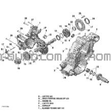 Arbre de Sortie de la Boîte de Vitesses - XMR 850 EFI pour Can-am Toutes les cylindrées 2017 Outlander - 850 EFI - XMR Package 0004KHA00