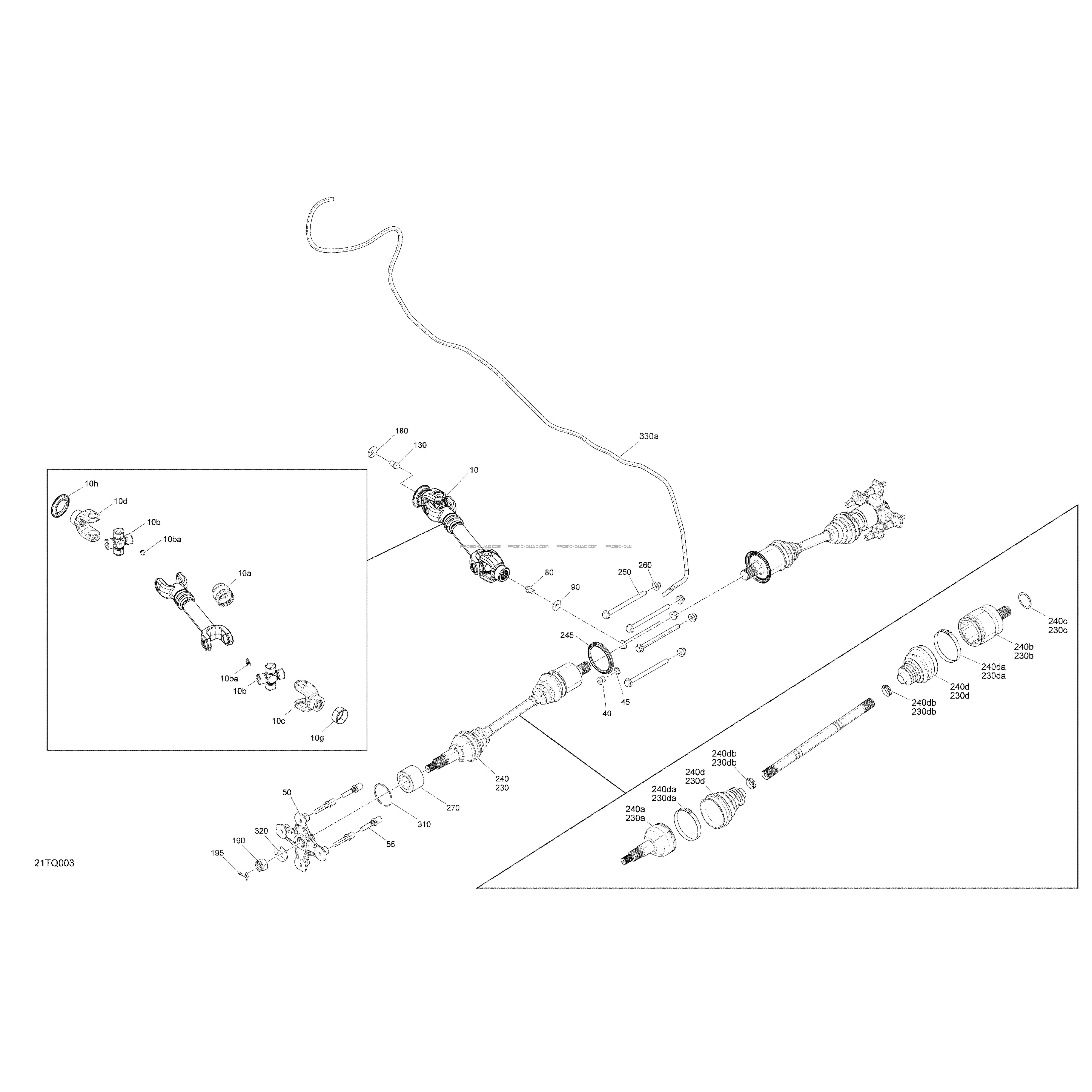 Entraînement - Arrière - Pièces Communes  - 850 EFI XMR  Can-am  2017 Toutes les cylindrées  Original parts OEMEntraînement - Arrière - Pièces Communes  - 850 EFI XMR  Can-am  2017 Toutes les cylindrées  Original parts OEM