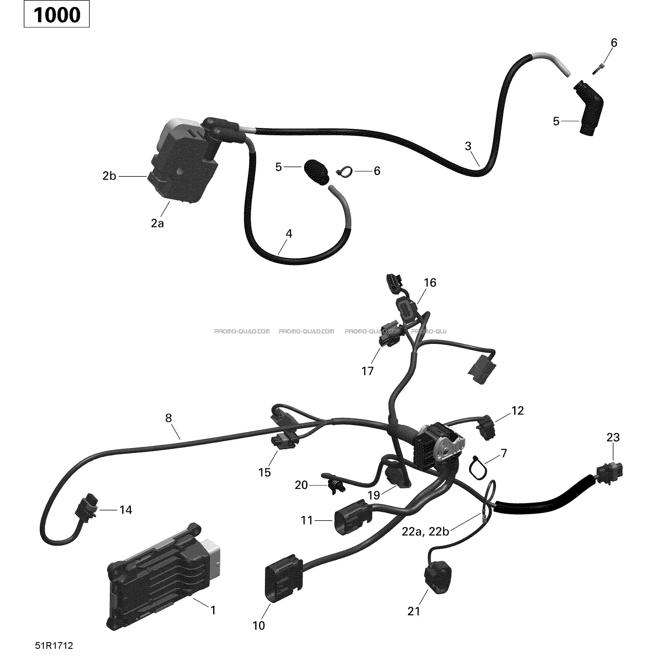 Câblage Moteur et Module Électronique - 1000 EFI (Ensemble T3)  Can-am  2017 Toutes les cylindrées  pièces OEMCâblage Moteur et Module Électronique - 1000 EFI (Ensemble T3)  Can-am  2017 Toutes les cylindrées  pièces OEM